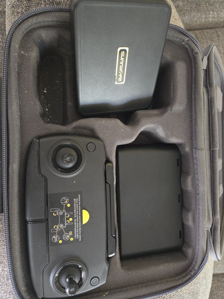 DJI Mini Remote Control, Batteries, Charger & Lens