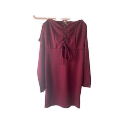Burgundy Fashion Nova Dress