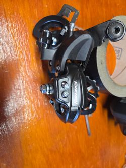 Shimano tourney rear derailleur and ltwoo front derailleur