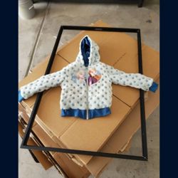 Girls Plush Frozen Jacket 4T!