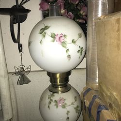 Hurricane Colonial Table Lamp  Vintage