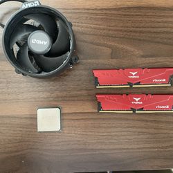 RYZEN 5 1600 and T-Force 2x8 Ram Stick (Check Description!)