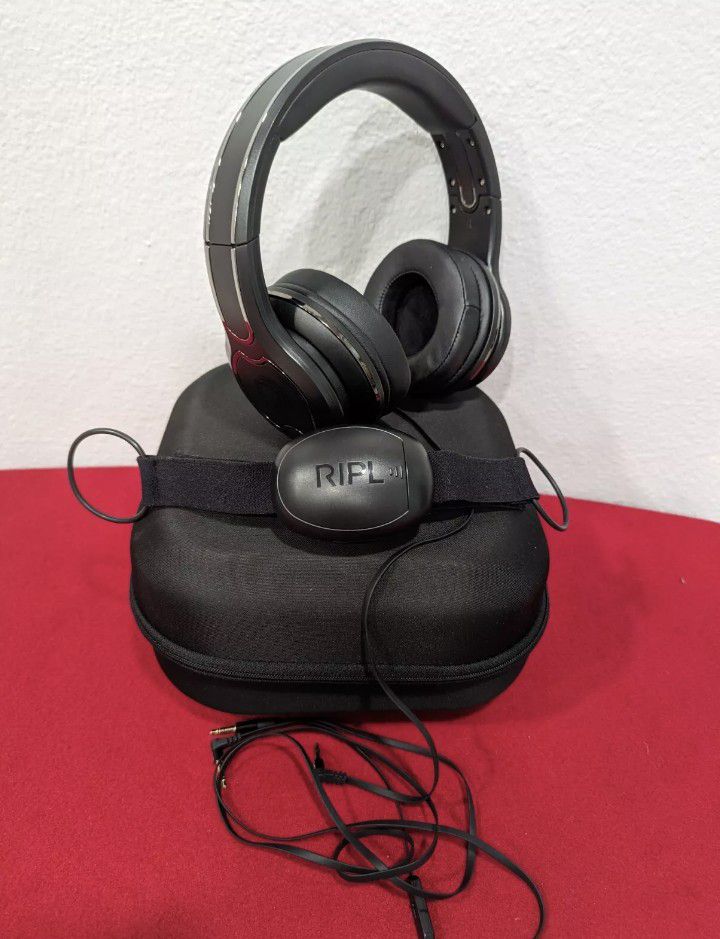 RIPL One Headphones With Subwoofer Attachment  & Case RS-1 SUB-1 Extremely Rare