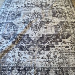 New 8x10 Vintage Printed Living Room Rugs machine washable low pile