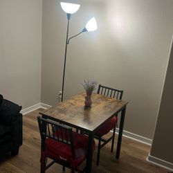Table For 2 And Lamp 