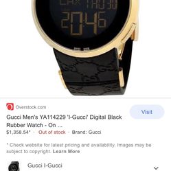 Male Gucci Watch Great Condition With Box