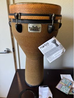 Remo DJ-0012-05 Mondo Djembe Drum - Earth, 12"