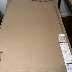 Andersen 32 in. x 50 in. 100 Series White Single Hung Insert Replacement Composite Window with Low-E Glass, White Int & Hardware