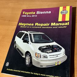 Haynes Repair Manual Toyota Sienna (1(contact info removed))
