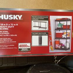 Steel Shelving, Heavy Duty (4-shelf)