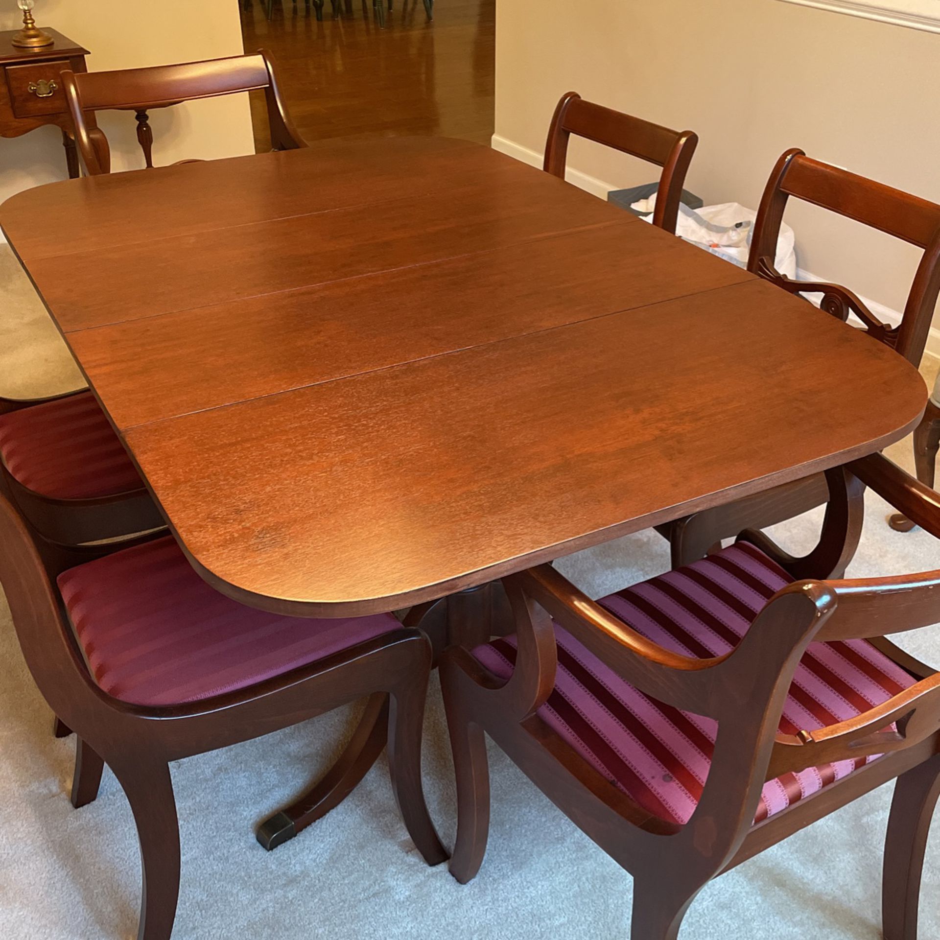 Antique Dining Room Table And Chairs