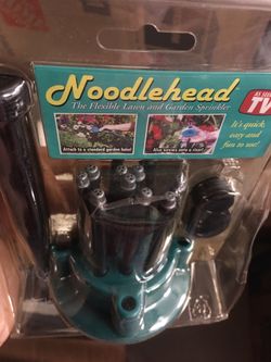 Noodle head water garden yard sprinkler device new as seen on tv