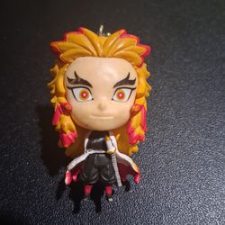 Demon Slayer: Kimetsu no Yaiba SD Mascot Keychain rengok, like new