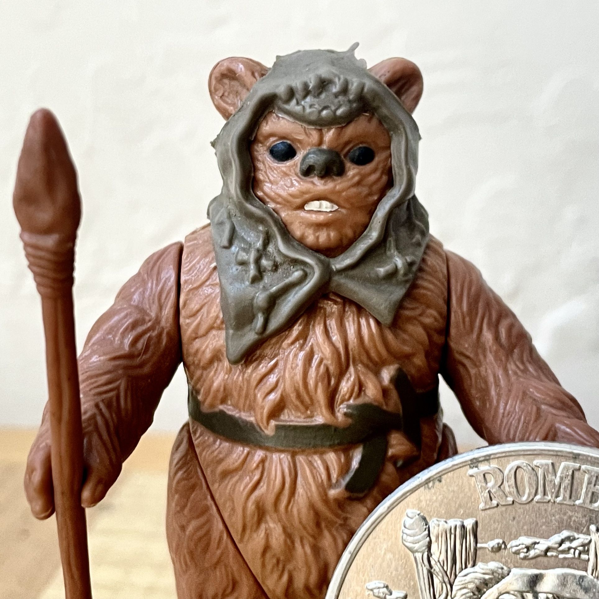 1985 Kenner Star Wars Ewoks Romba Ewok Action Figure (Last 17) With Accessories