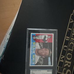 Willie Mays baseball Card 