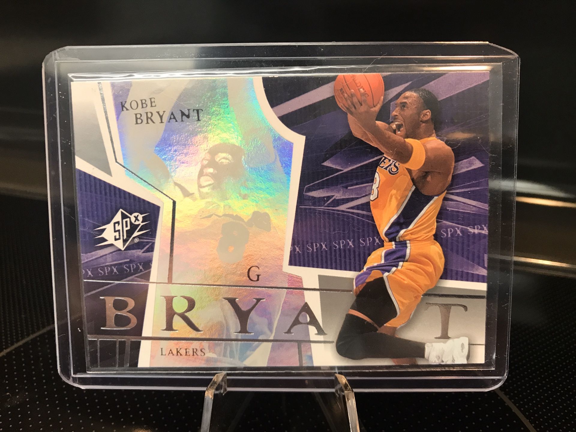 Upper Deck SPX Kobe Bryant Hologram Card - RARE Refractor Style - Lakers Jersey 8 NBA Memorabilia - MINT - $59 OBO