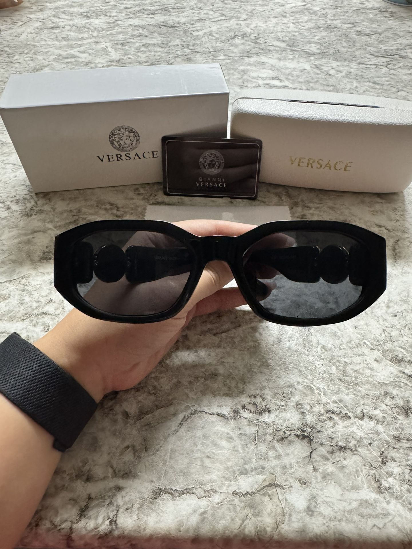Versace Black Sunglasses 