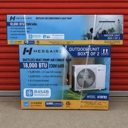 New! Hessaire 18,000 BTU Mini Split