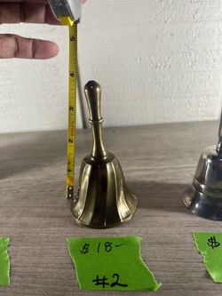Vintage brass handbell