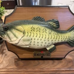 Vintage 1999 Big Mouth Billy Bass  “Don’t Worry” & “Take Me To The River”