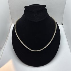 10k Tennis Necklace