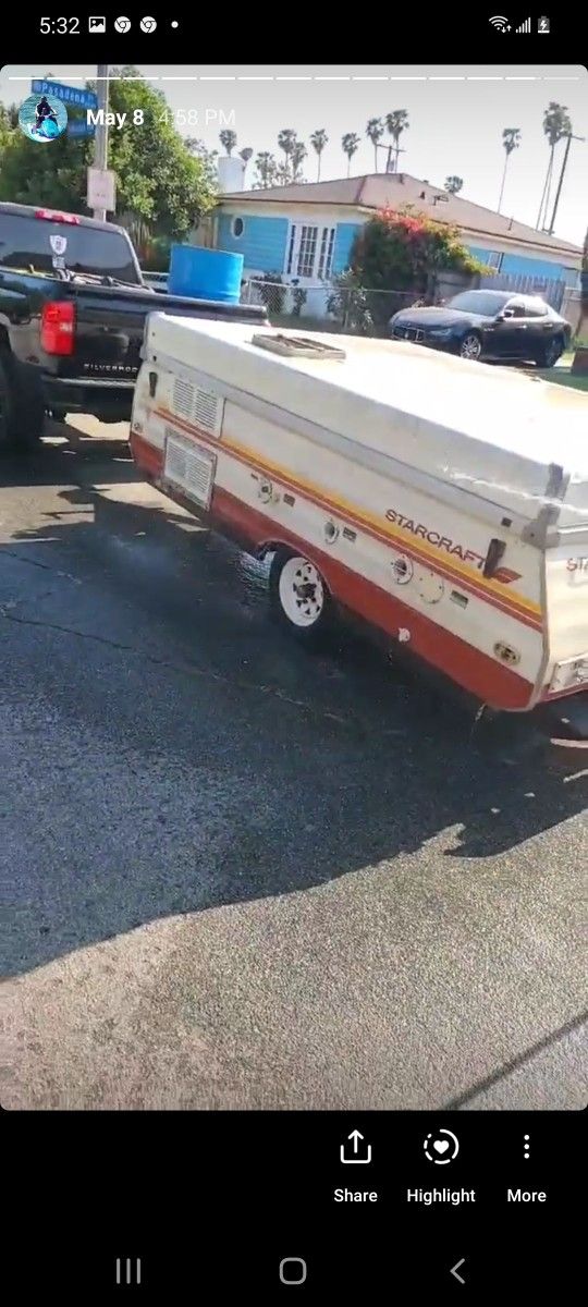 Photo Camper Pop Out