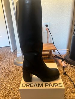 brand new boots - black