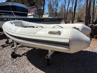 2011 Nautica 9’ RIB Inflatable Boat Excellent Condition w bow locker