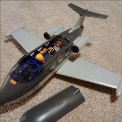 Playmobil Toy Jet Plane with Figures