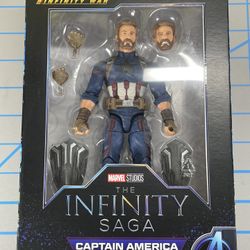 Marvel Legends MCU Infinity Saga War Captain America Steve Rogers Figure 