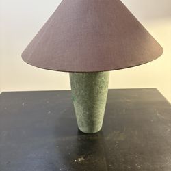 Unique Green Marble Table Lamp - Must Sell Fast!