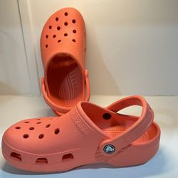 Crocs Classic Salmon Orange Size M5 W7  