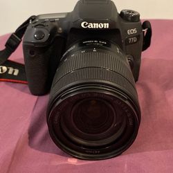 Canon 77D Camera With 35-115MM Lens