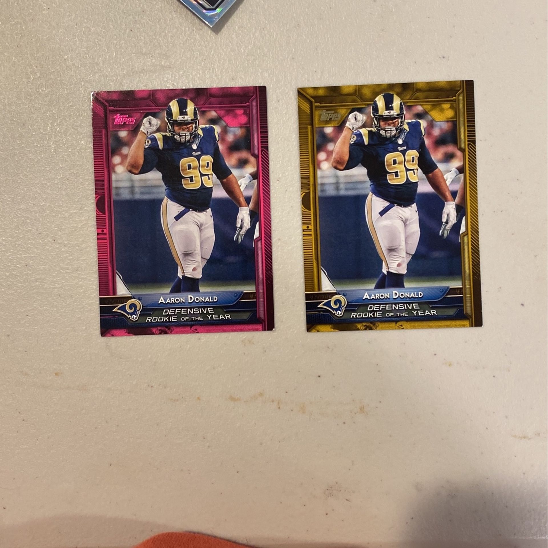 Aaron Donald Defense Rookie Of The Year Card