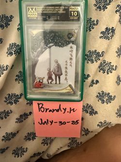 Naruto 20th anniversary promo graded 10