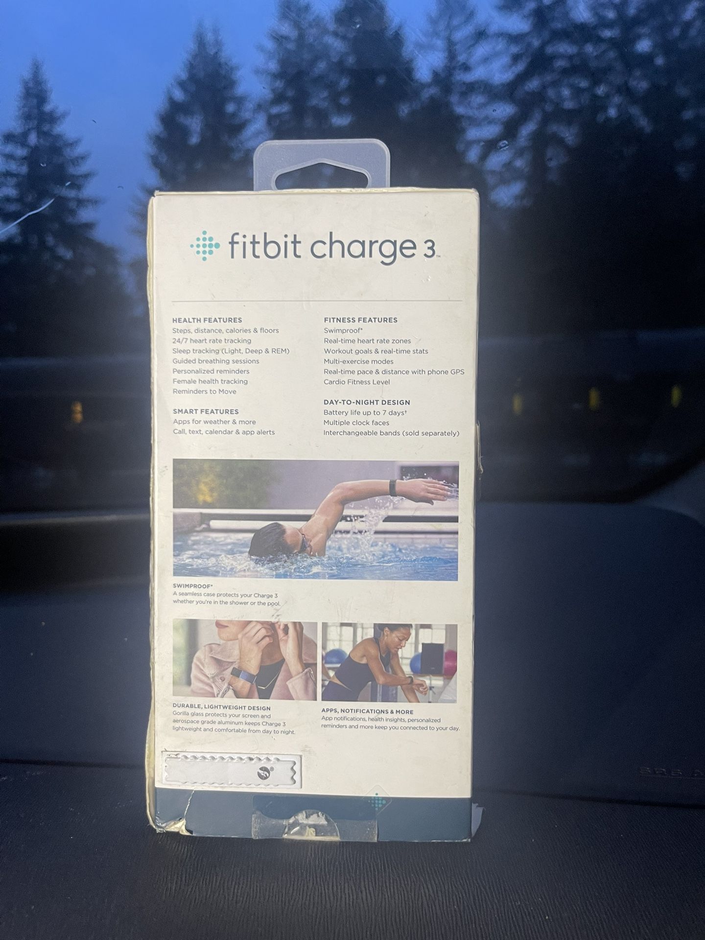 Smartwatch Fitbit Charge 3 BNIB