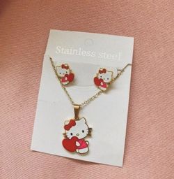 Hello kitty Necklace Set 