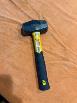 3 lb Mini Sledge Hammer Drilling Crack Hammer Fiberglass Handle