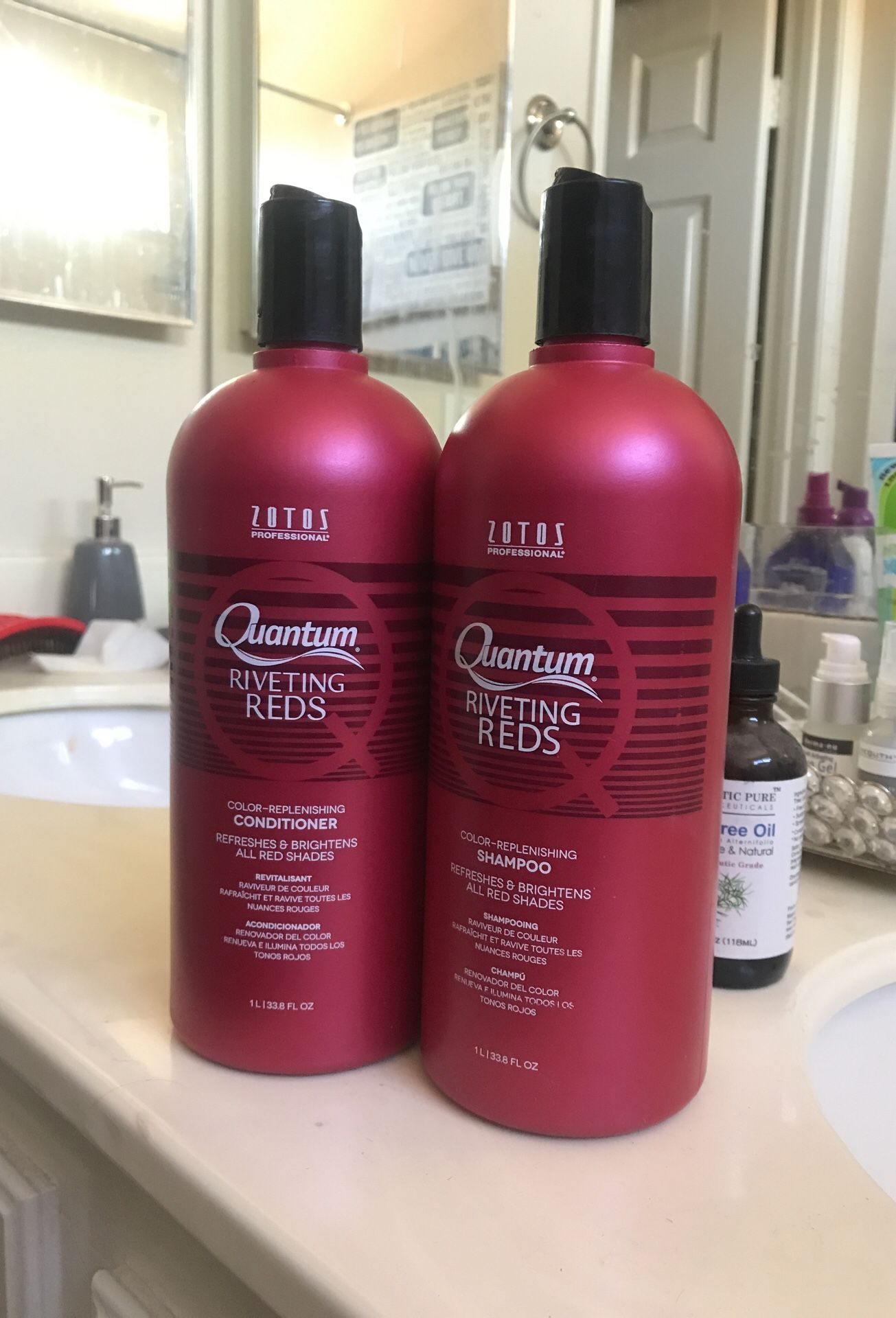 Sallys beauty quantum riveting reds shampoo and conditioner