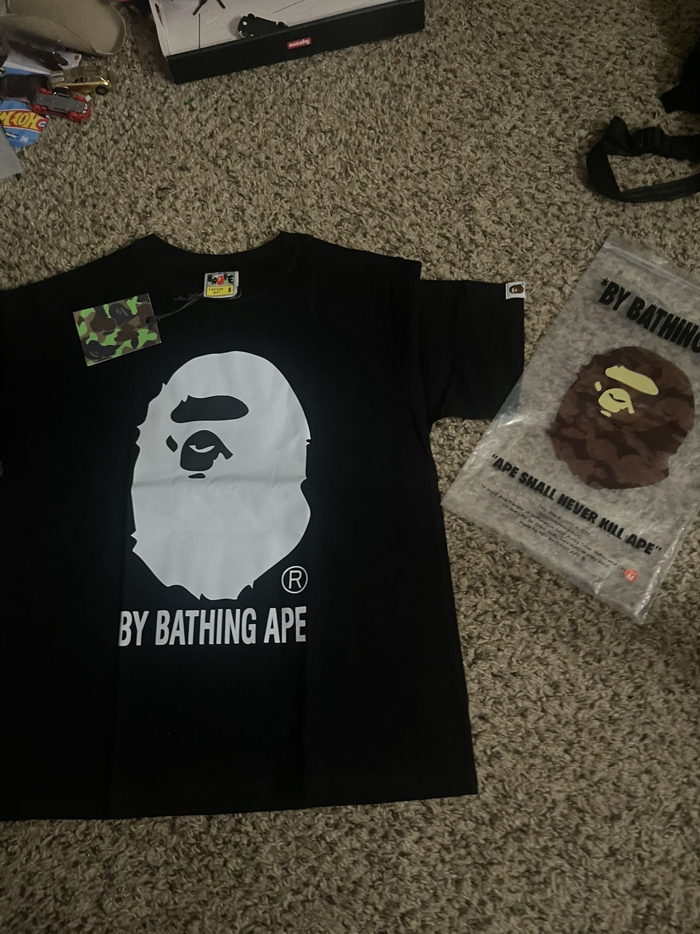 Black and White Bape tee