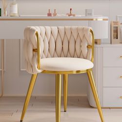 Velvet Chairs And Glass Table