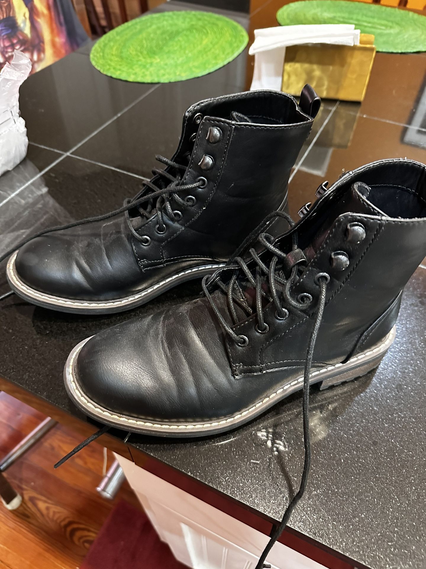 Black Men’s Boots - Size 8