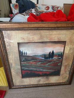 Beautiful pictures in elegant large frames same theme