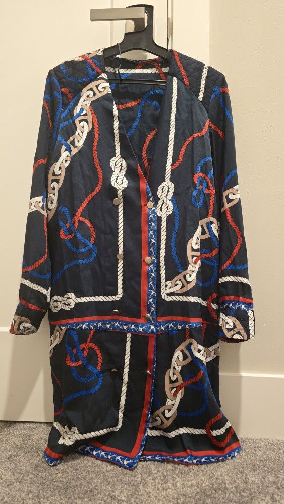 Zara Print Shirt Dress - Small