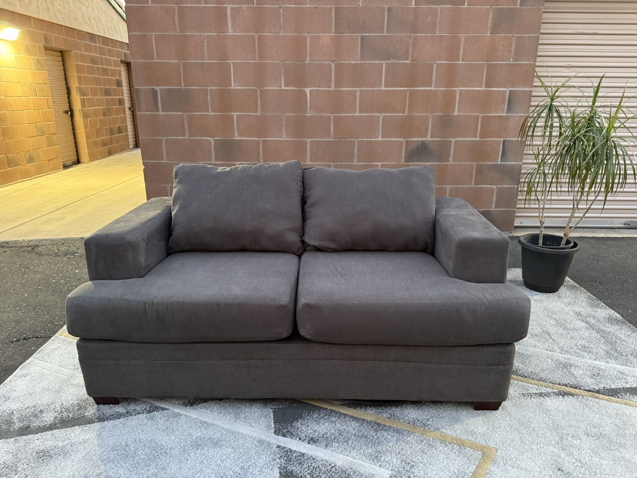 Grey Loveseat