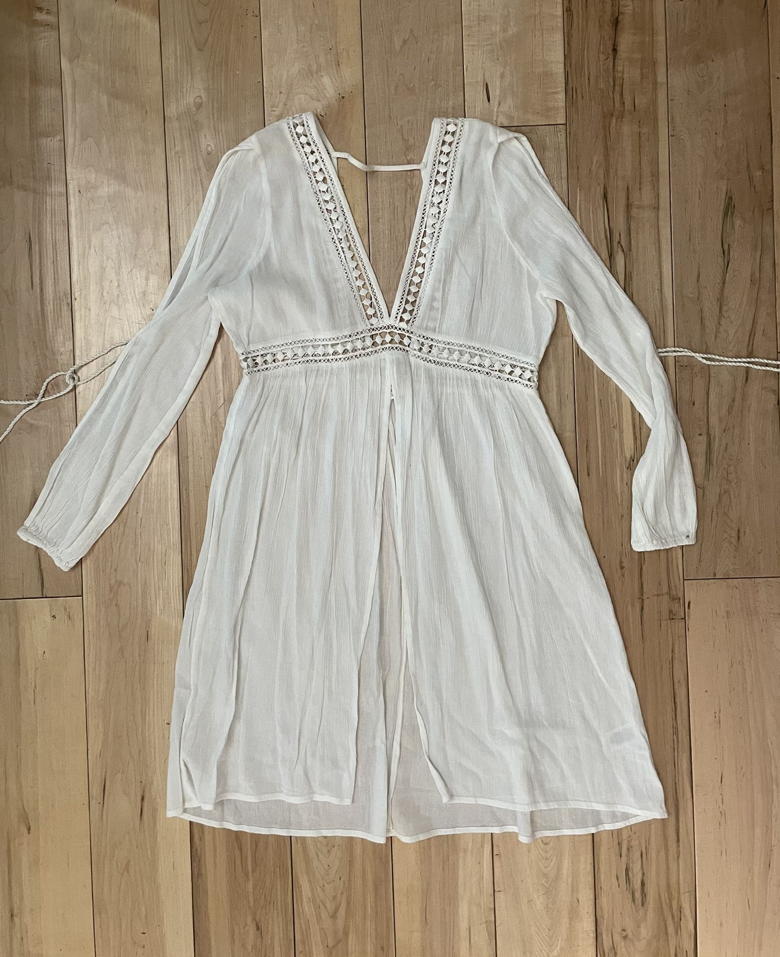 New Sun & Shadow Boho Swim Coverup Tunic Top XXS