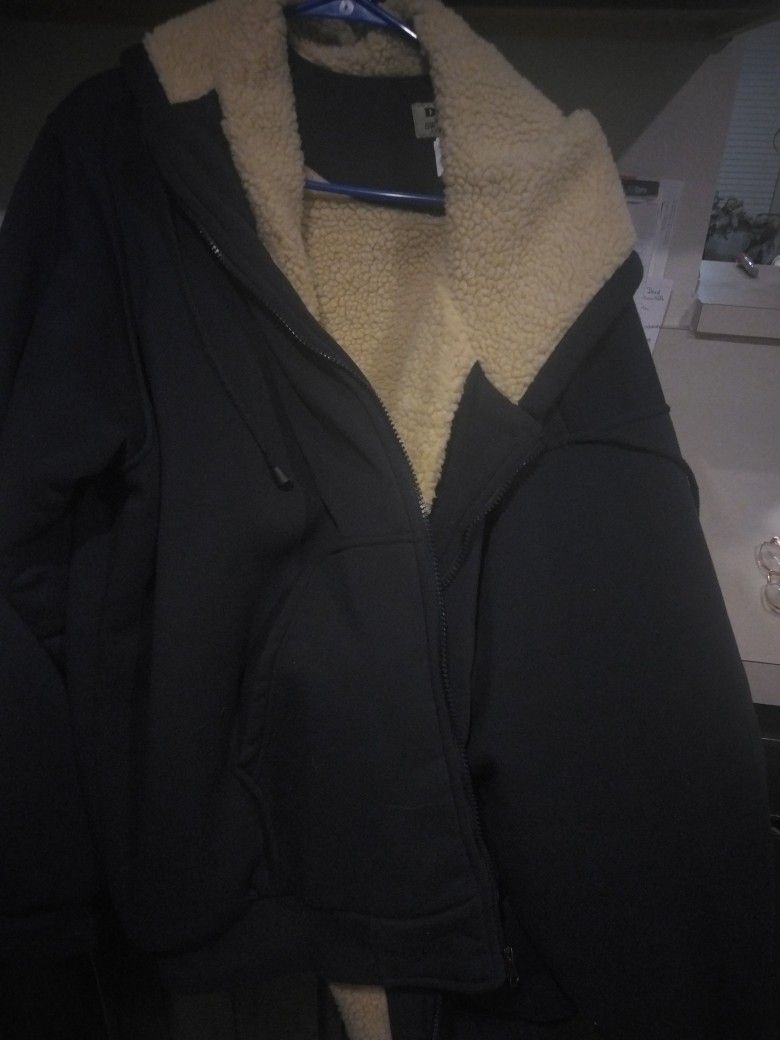 Mens Nice Fleece Coat