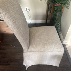 Fabric Table Chairs 