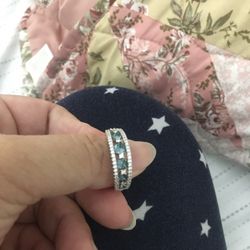 925 Sterling Silver Wedding Ring Size 9