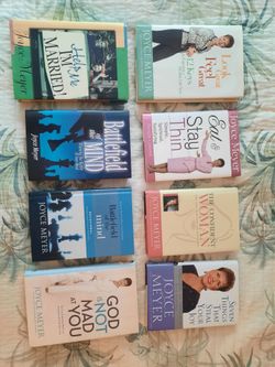 Joyce Meyer Hardback books